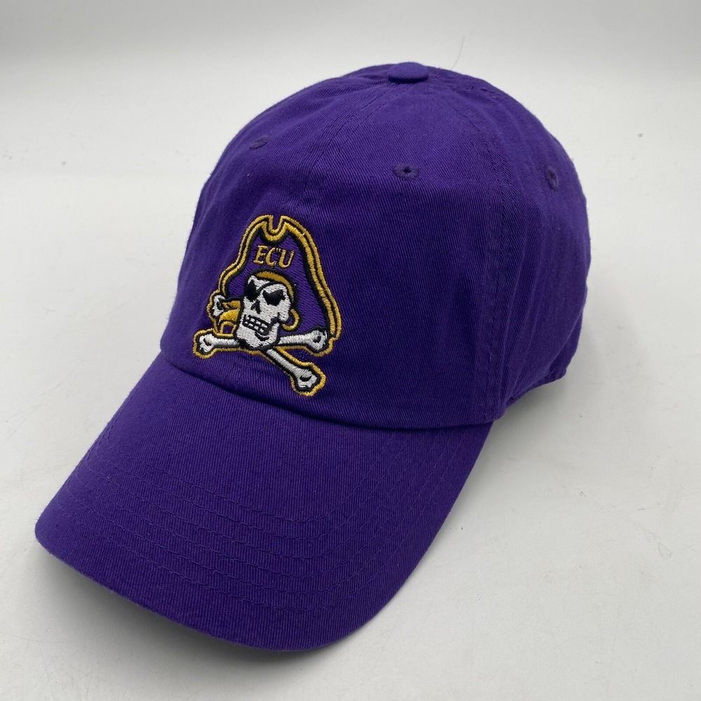 East Carolina‎ Pirates Hat Purple Strapback Cap Hat Adjustable New Cotton Dad